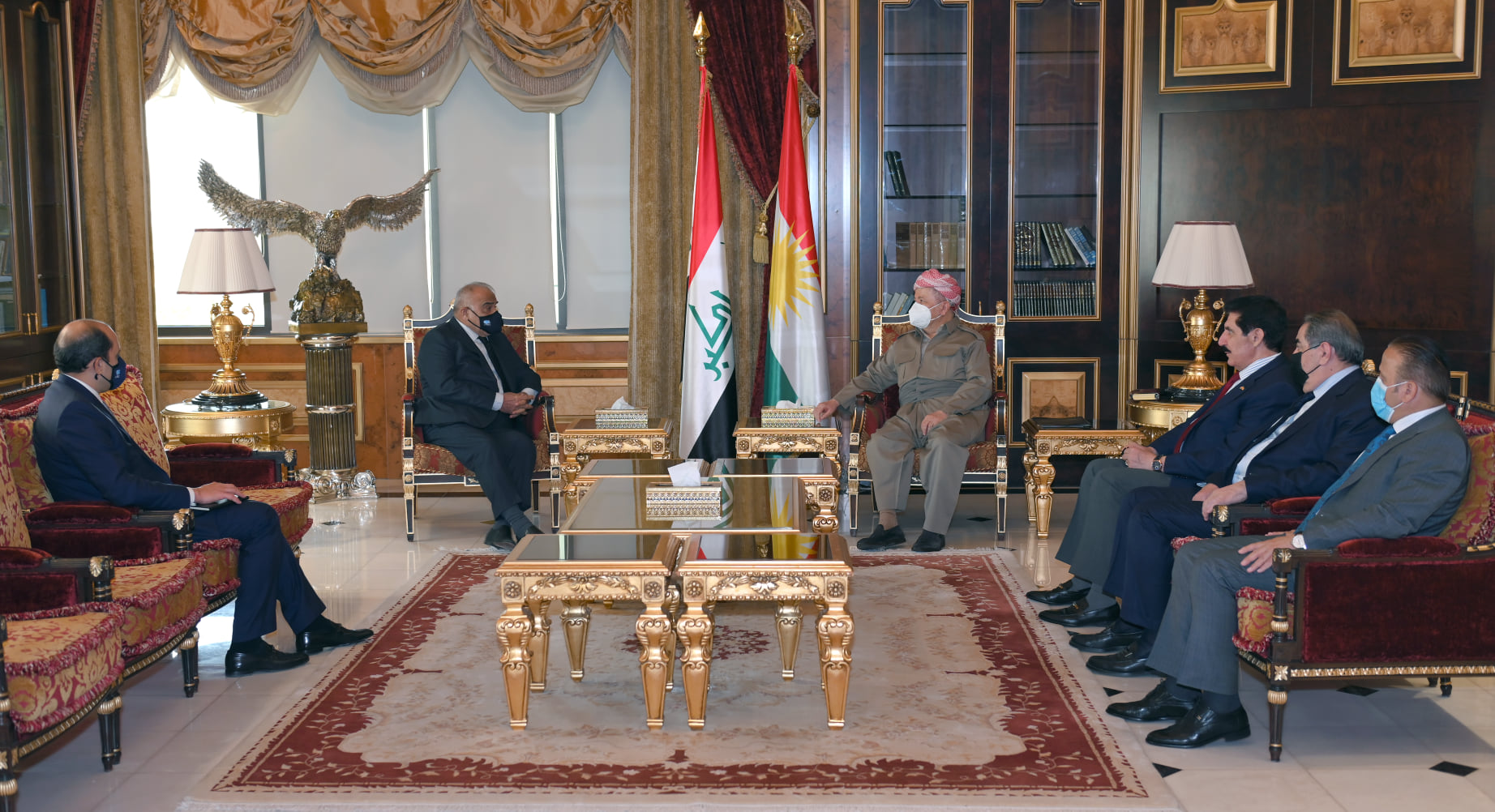 الرئيس بارزاني يستقبل عادل عبدالمهدي